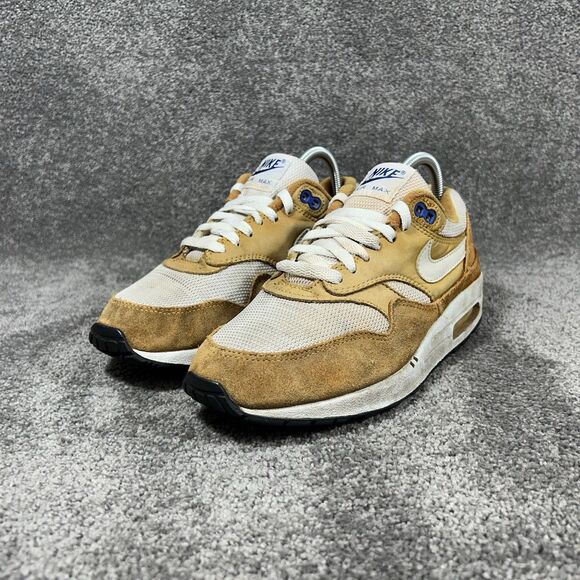 Nike Air Max 1 Curry Vtg 2003 306295-711 Mens Size 8.5 White Tan Athletic Shoes main image 9